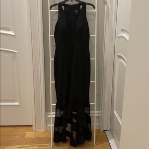 Xscape High/Low Midi Dress